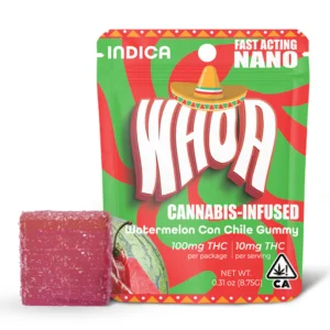 whoa watermelon con chile gummy bite (100mg)