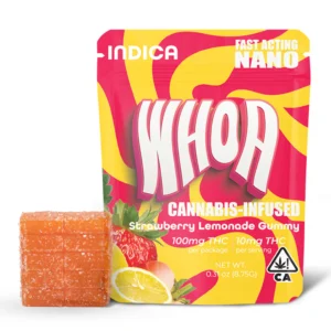 whoa strawberry lemonade gummy bite (100mg)