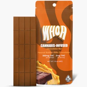whoa edibles caramel chocolate bar (100mg)