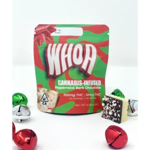 whoa peppermint bark chocolate bite (100mg)