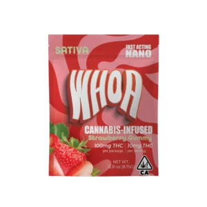 whoa strawberry gummy bite (100mg)
